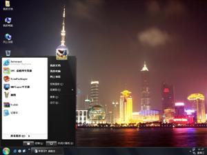上海夜景电脑主题