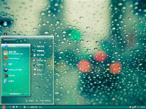 雨滴斑斓电脑主题